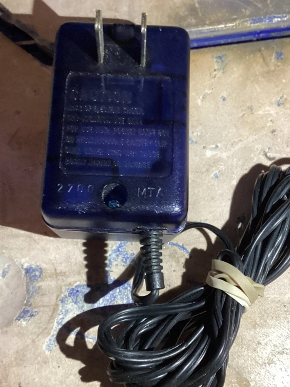 Purple See through Madcatz Ac/Dc Adapter for Nintendo Gameboy & Game Boy Pocket